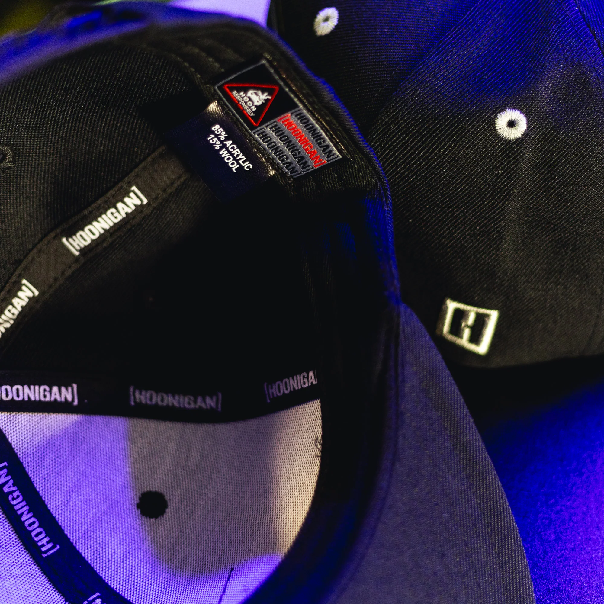 Hoonigan BRACKET X LOGO Snapback Hat - Image 3