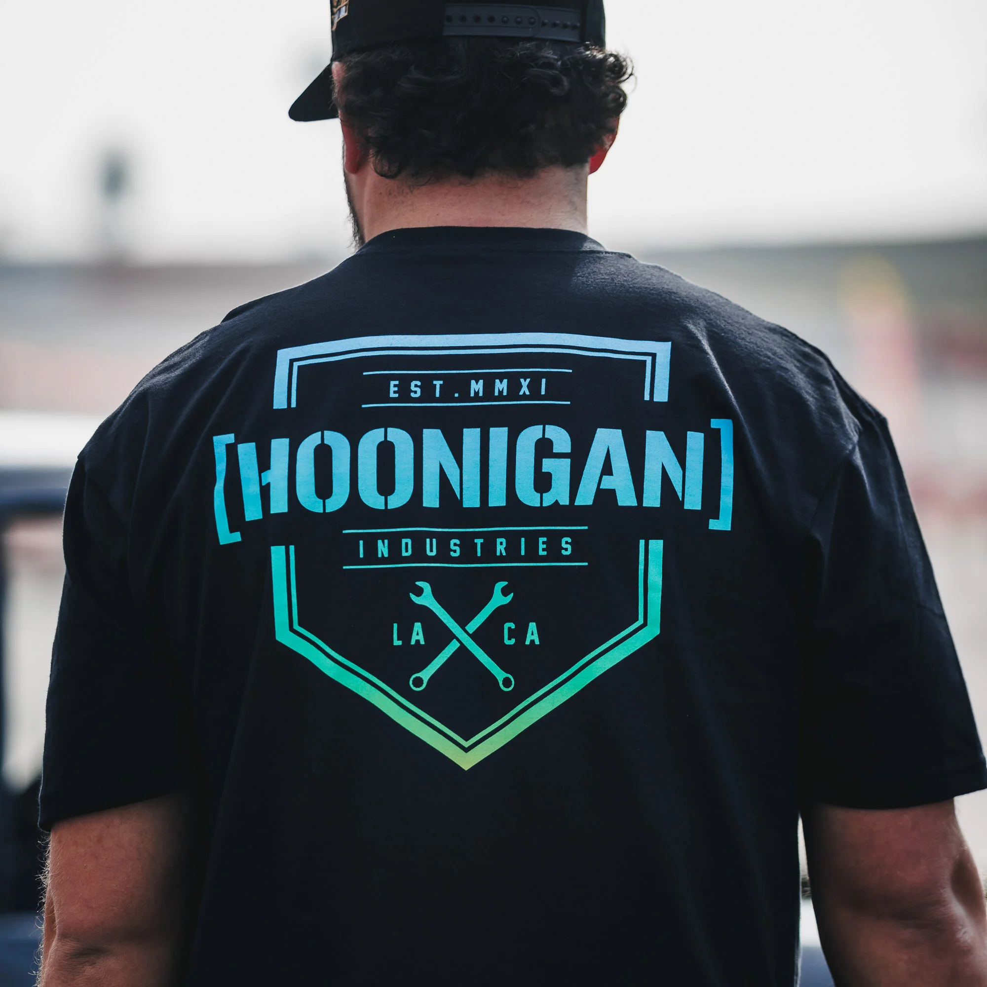Hoonigan BRACKET X LOGO Short Sleeve T-Shirt - Image 3