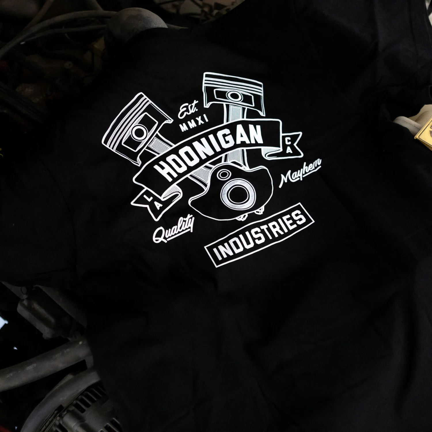 Hoonigan CRANKED Short Sleeve T-Shirt - Image 3