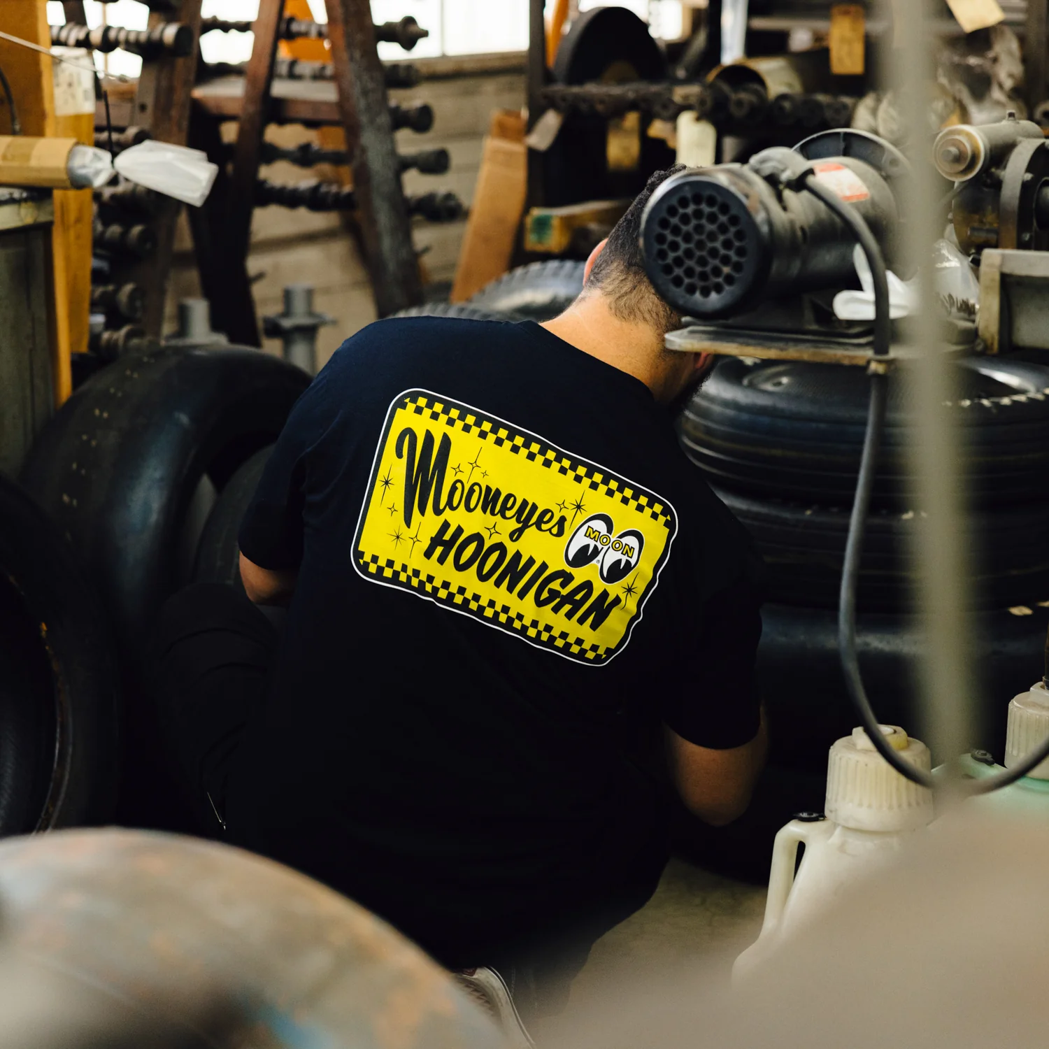 Hoonigan x Mooneyes GO WITH HOON Short Sleeve T-Shirt - Image 14