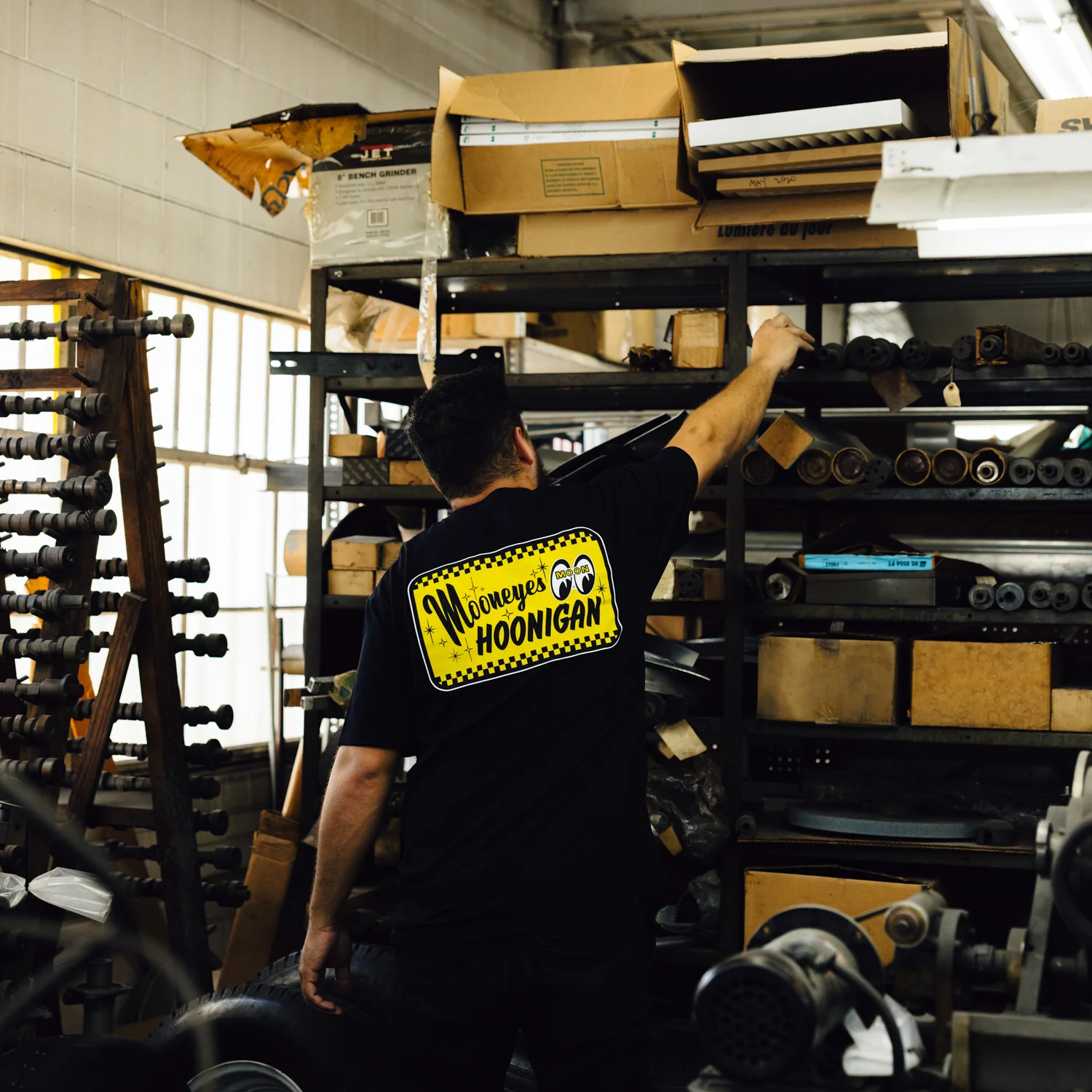 Hoonigan x Mooneyes GO WITH HOON Short Sleeve T-Shirt - Image 15