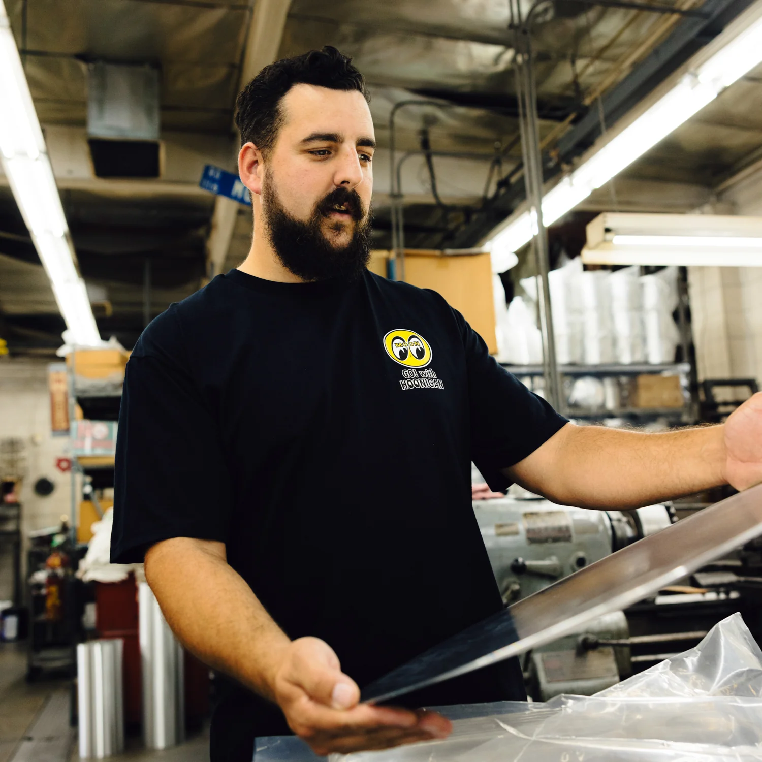 Hoonigan x Mooneyes GO WITH HOON Short Sleeve T-Shirt - Image 7