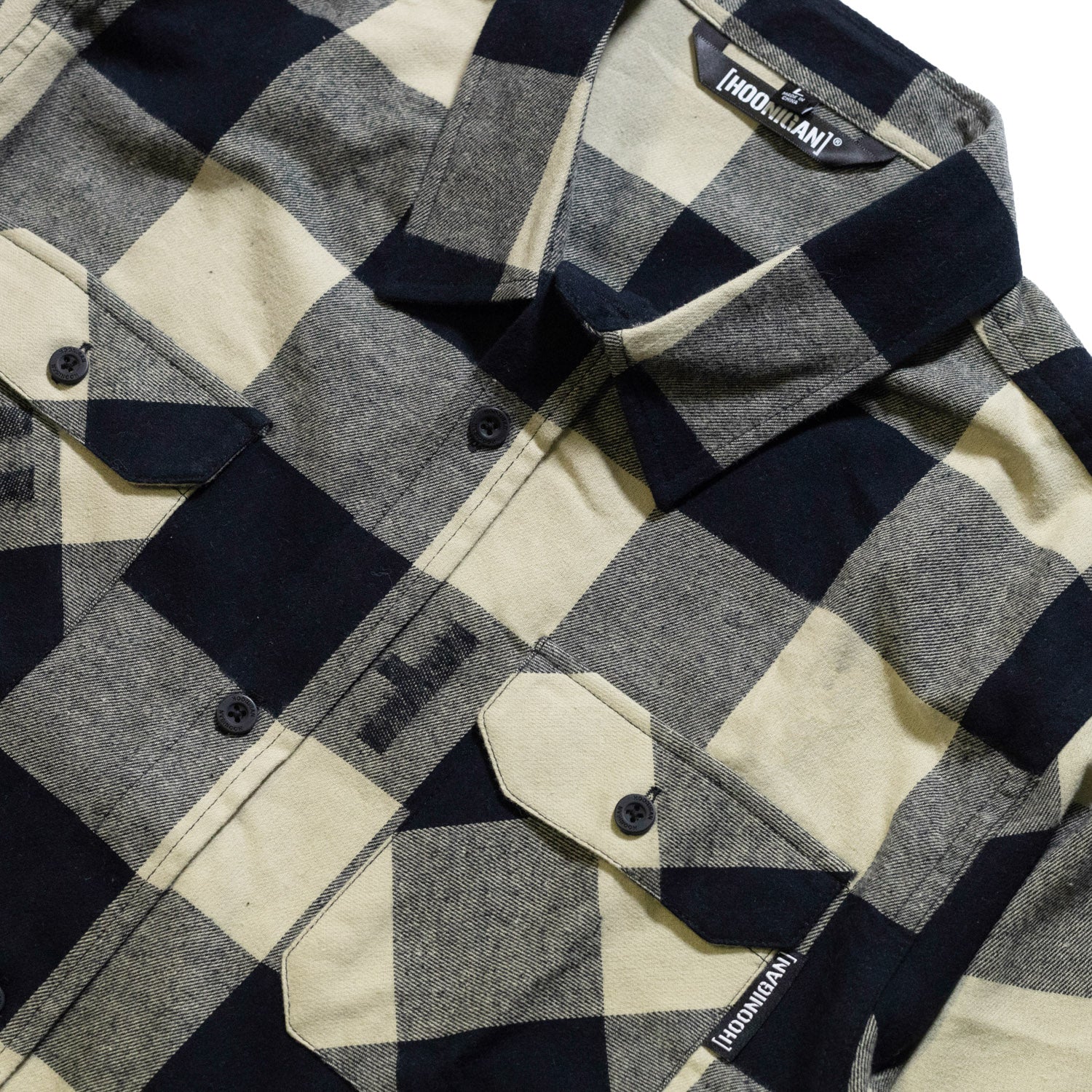 Hoonigan H Icon Woven Flannel Long Sleeve Shirt - Image 3