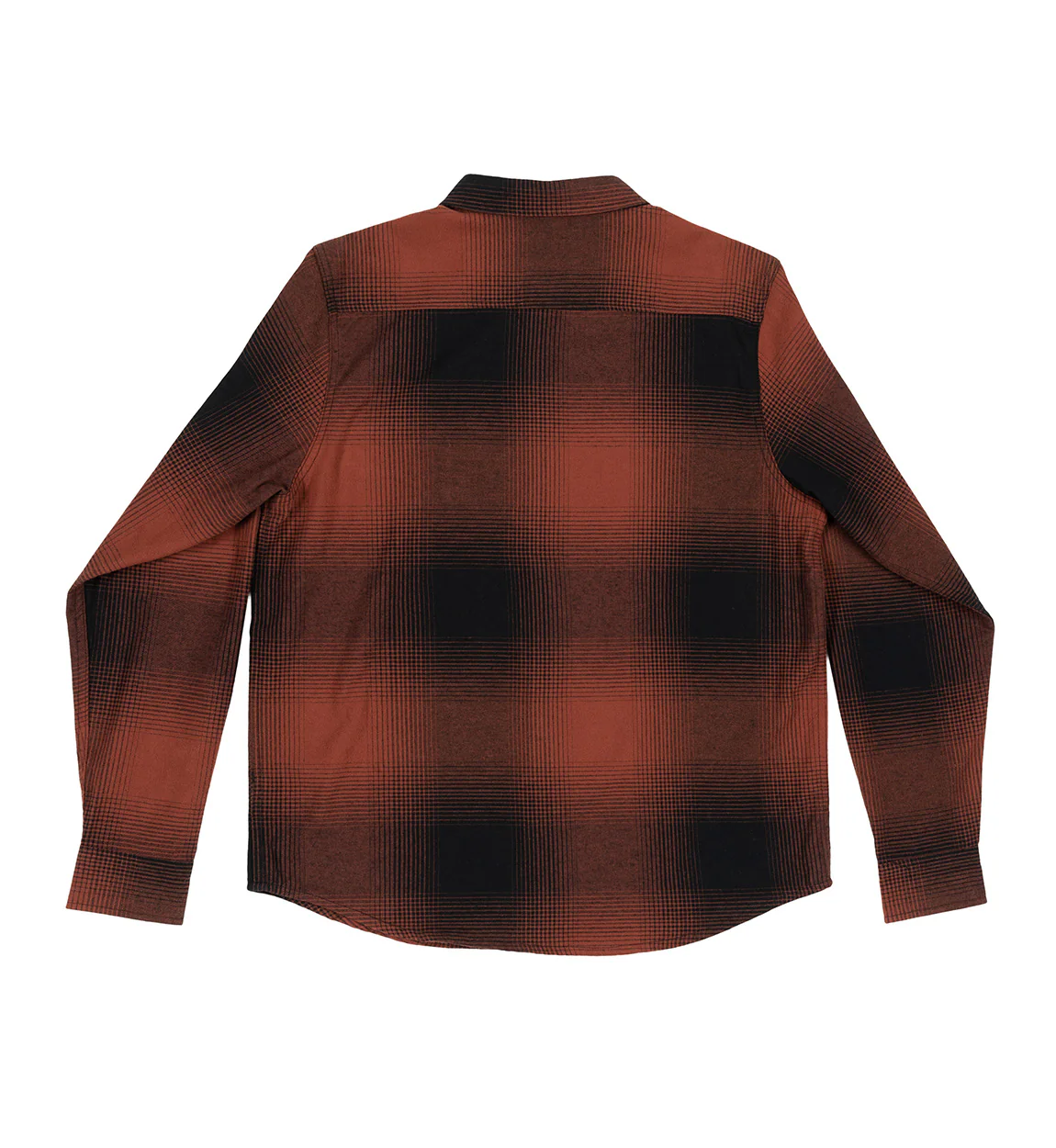Hoonigan RUST Long Sleeve Flannel Shirt - Image 3