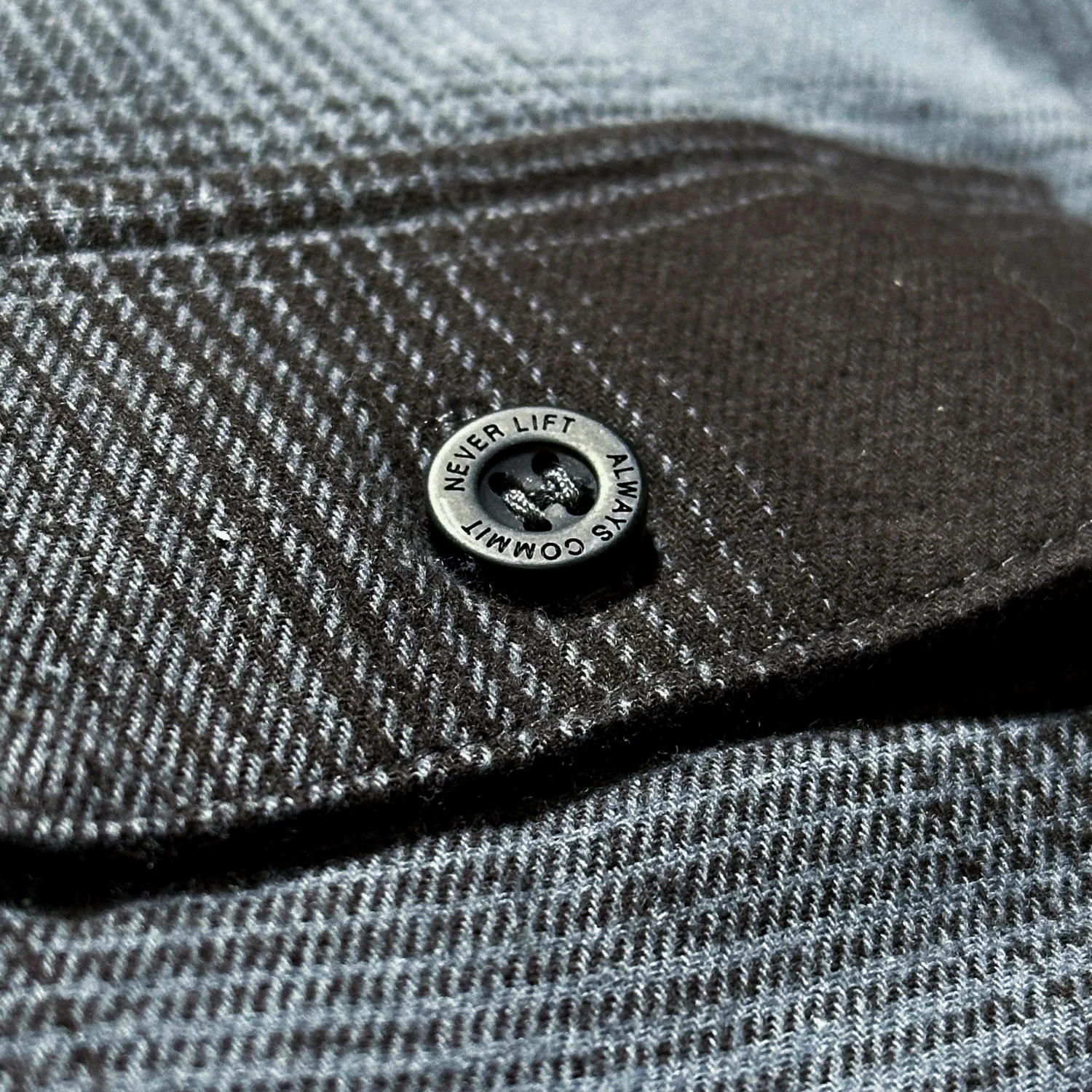 Hoonigan RUST Long Sleeve Flannel Shirt - Image 5