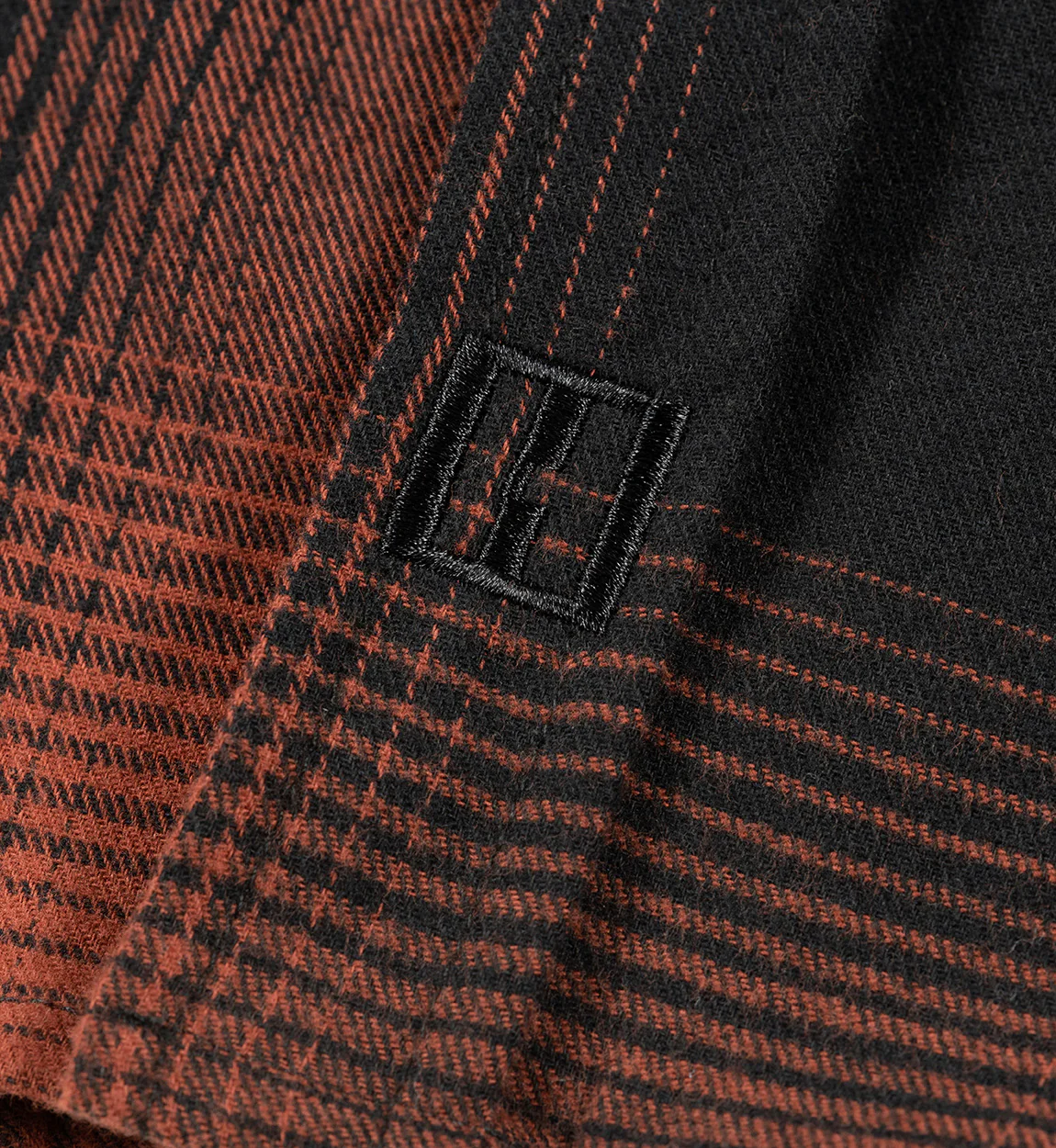 Hoonigan RUST Long Sleeve Flannel Shirt - Image 8