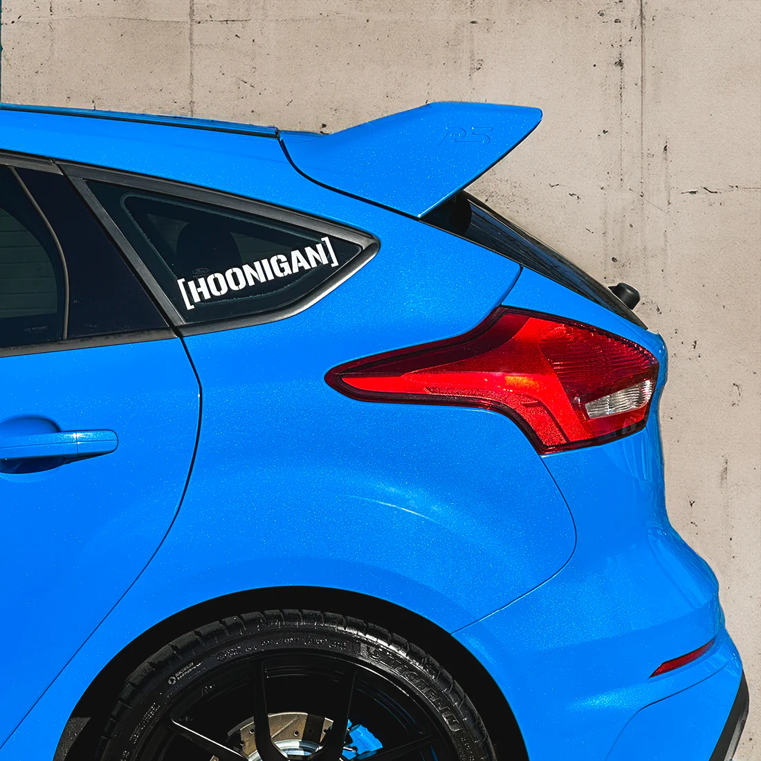 Hoonigan SMALL DIE CUT CENSOR BAR BRACKET LOGO Sticker (10") - Image 5