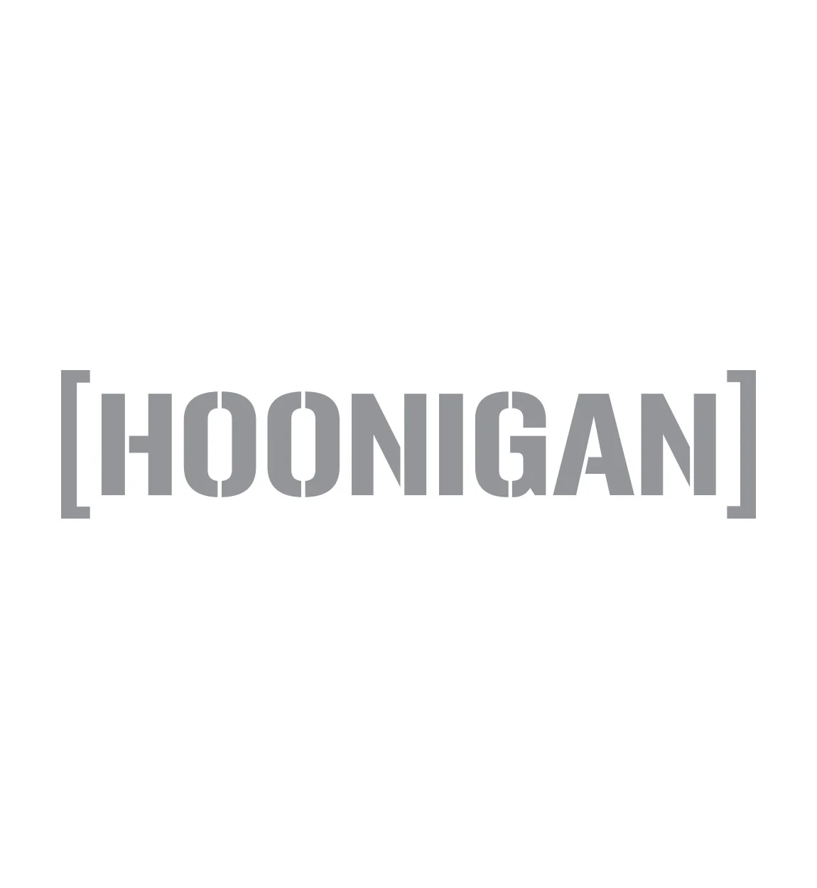 Hoonigan SMALL DIE CUT CENSOR BAR BRACKET LOGO Sticker (10") - Image 6