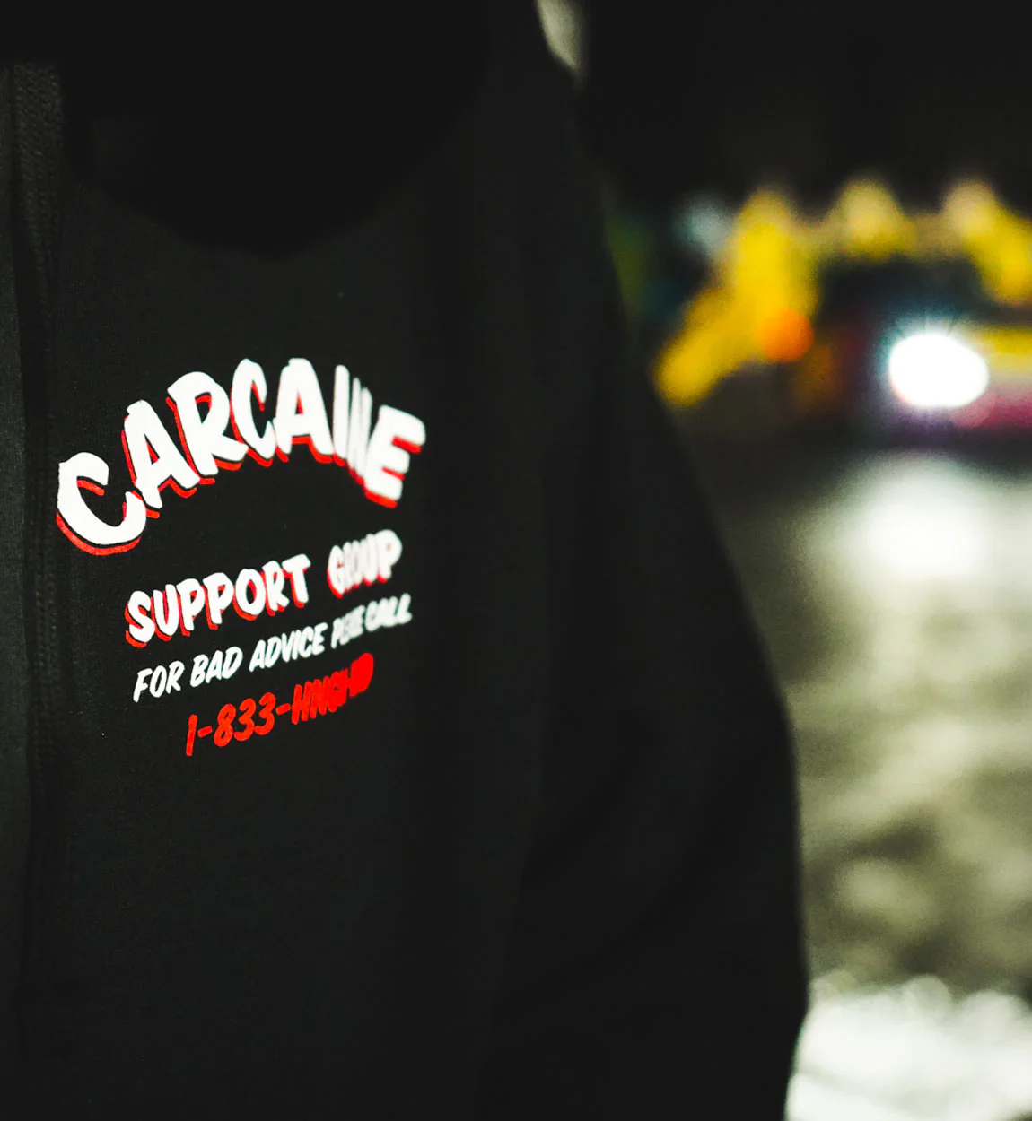 Hoonigan CARCAINE SUPPORT GROUP Pullover Hoodie - Image 4
