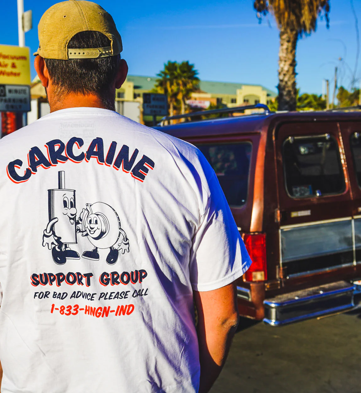 Hoonigan CARCAINE SUPPORT GROUP Short Sleeve T-Shirt - Image 5