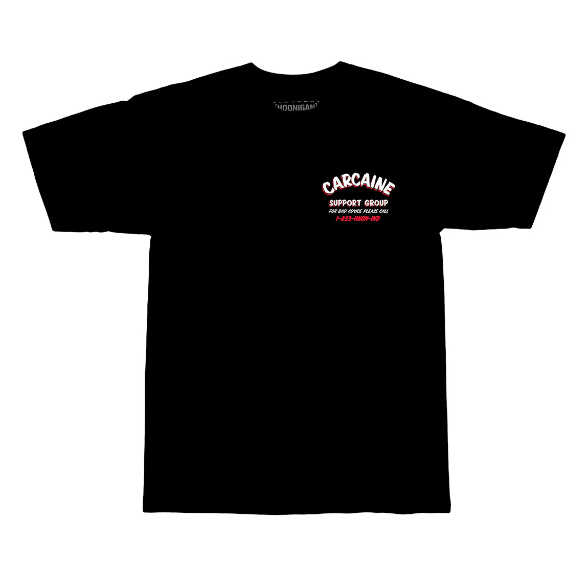 Hoonigan CARCAINE SUPPORT GROUP Short Sleeve T-Shirt - Image 6