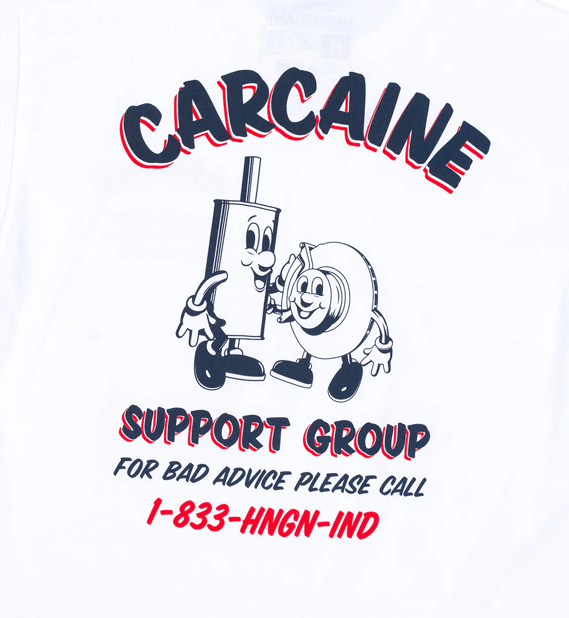 Hoonigan CARCAINE SUPPORT GROUP Short Sleeve T-Shirt - Image 7